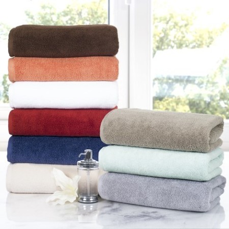 Hastings Home 6-piece 100-percent Cotton Towel Set with 2 Bath Towels, 2 Hand Towels and 2 Washcloths (White) 821823NLC